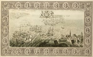 Armada (rycina z gobelinu), 1739